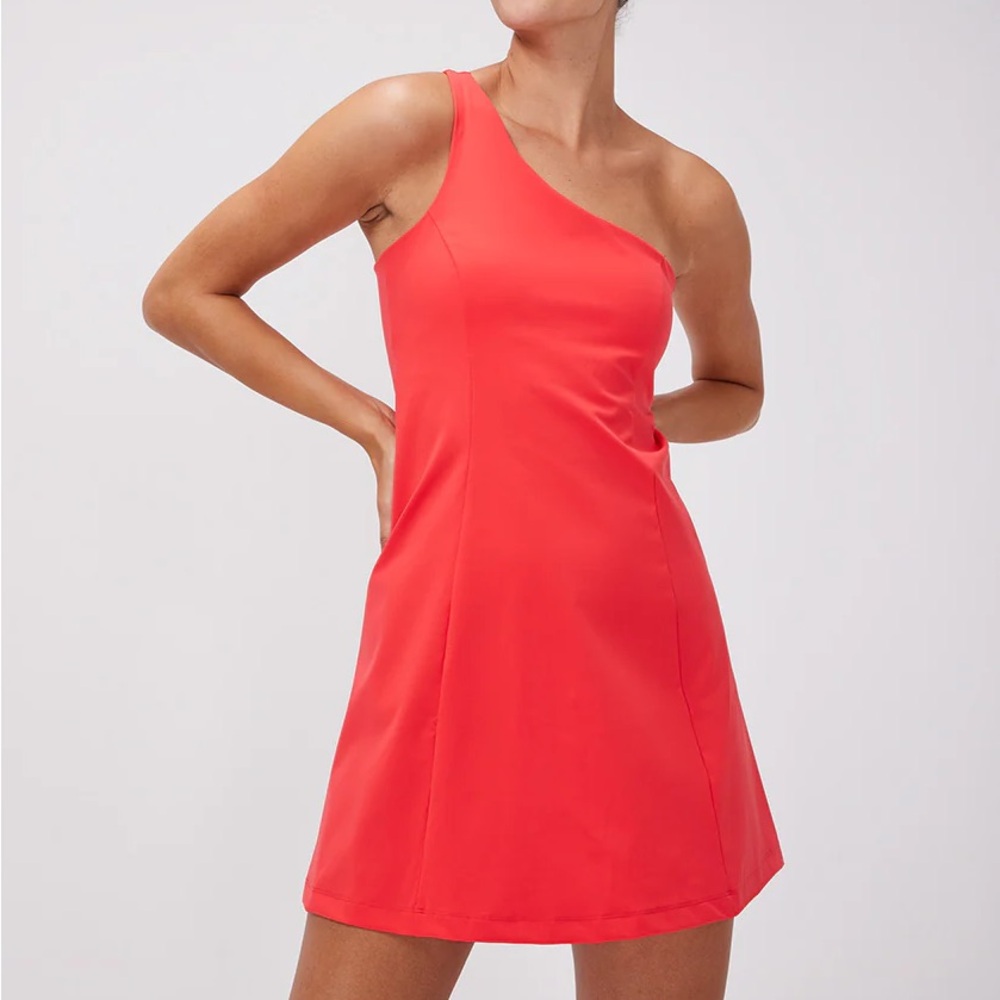 Outdoor Voices One Shoulder Exercise Dress